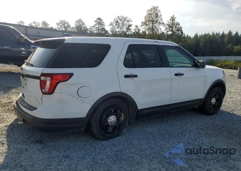 2018 Ford Explorer Police Interceptor из США, поврежденный, VIN 1FM5K8AT7JGA36957
